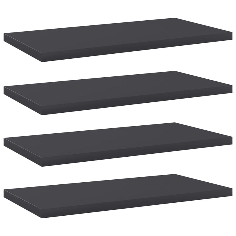 Wandschappen 40X50X1,5 Cm Bewerkt Hout Grijs