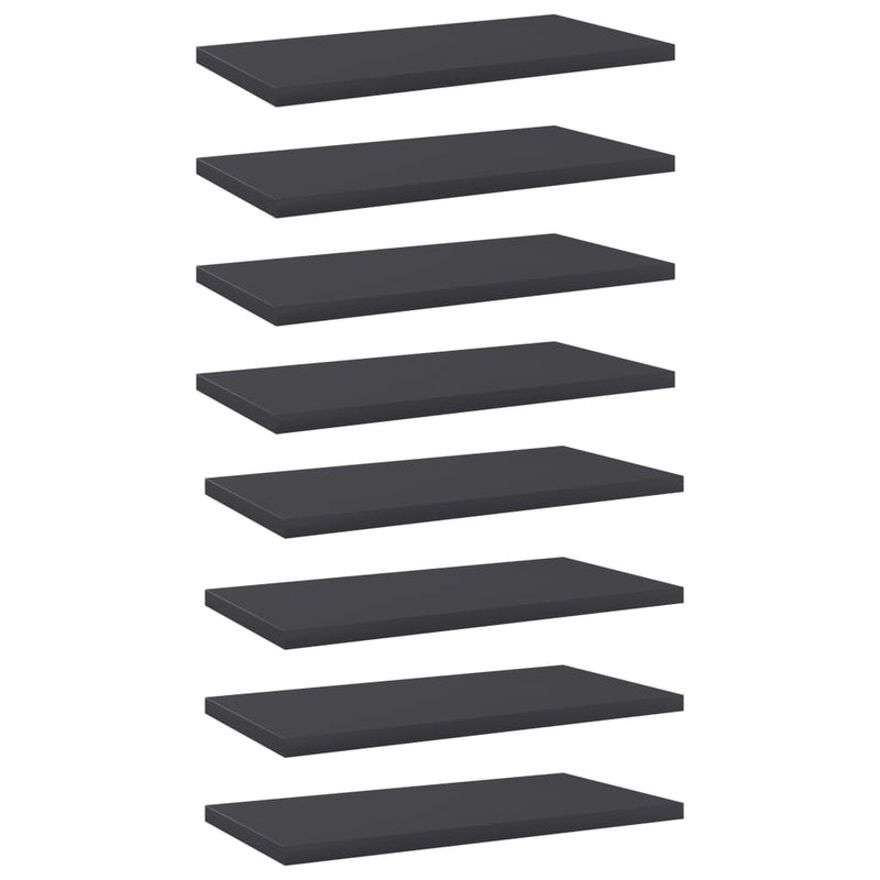 Wandschappen 40X50X1,5 Cm Bewerkt Hout Grijs