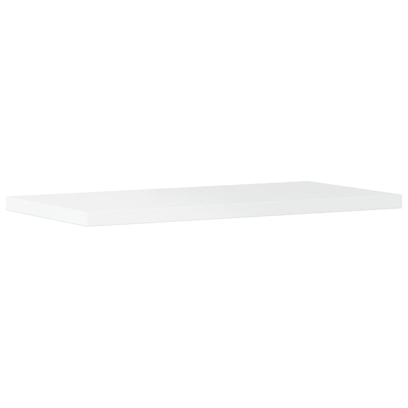 Wandschappen 40X20X1,5 Cm Bewerkt Hout Hoogglans Wit