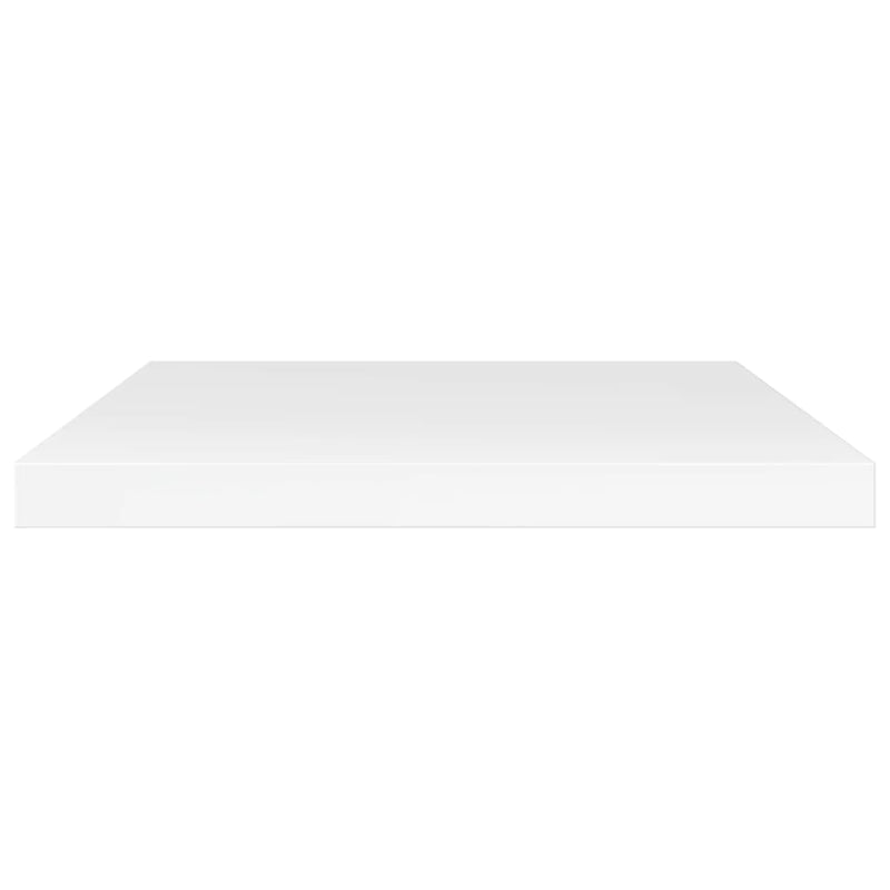 Wandschappen 40X20X1,5 Cm Bewerkt Hout Hoogglans Wit