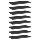 Wandschappen 40X50X1,5 Cm Bewerkt Hout Hoogglans Zwart