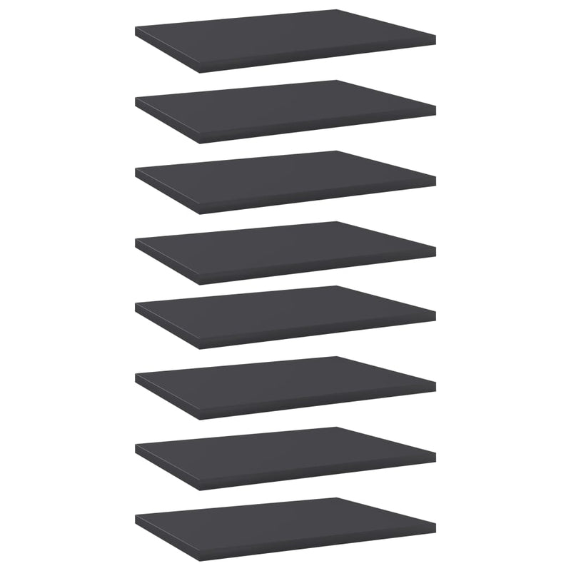 Wandschappen 40X50X1,5 Cm Bewerkt Hout Grijs