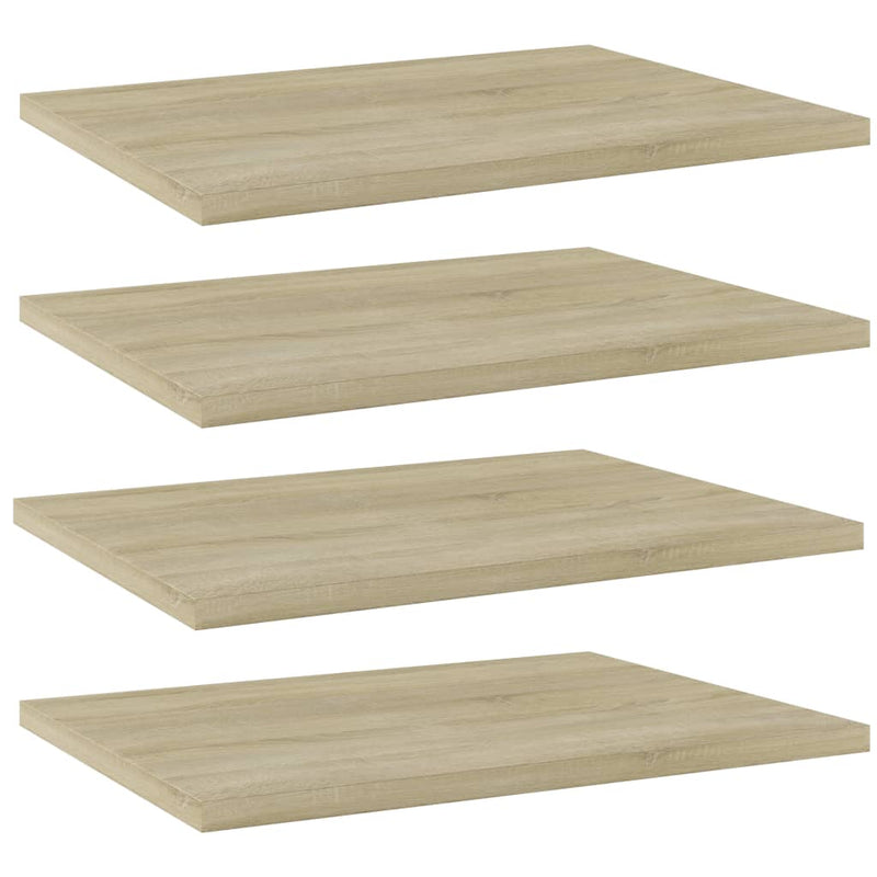 Wandschappen 40X10X1,5 Cm Bewerkt Hout Kleurig Sonoma Eiken