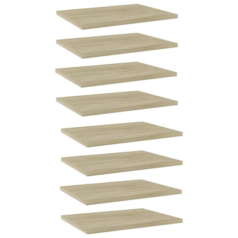 Wandschappen 40X10X1,5 Cm Bewerkt Hout Kleurig Sonoma Eiken