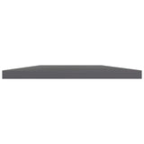 Wandschappen 40X30X1,5 Cm Bewerkt Hout Hoogglans Grijs