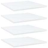 Wandschappen 40X10X1,5 Cm Bewerkt Hout Wit