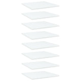 Wandschappen 40X10X1,5 Cm Bewerkt Hout Wit