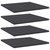 Wandschappen 40X50X1,5 Cm Bewerkt Hout Grijs