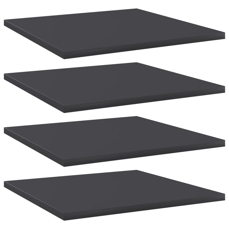 Wandschappen 40X50X1,5 Cm Bewerkt Hout Grijs