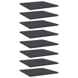 Wandschappen 40X50X1,5 Cm Bewerkt Hout Grijs