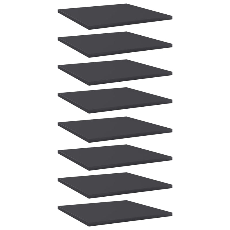 Wandschappen 40X50X1,5 Cm Bewerkt Hout Grijs