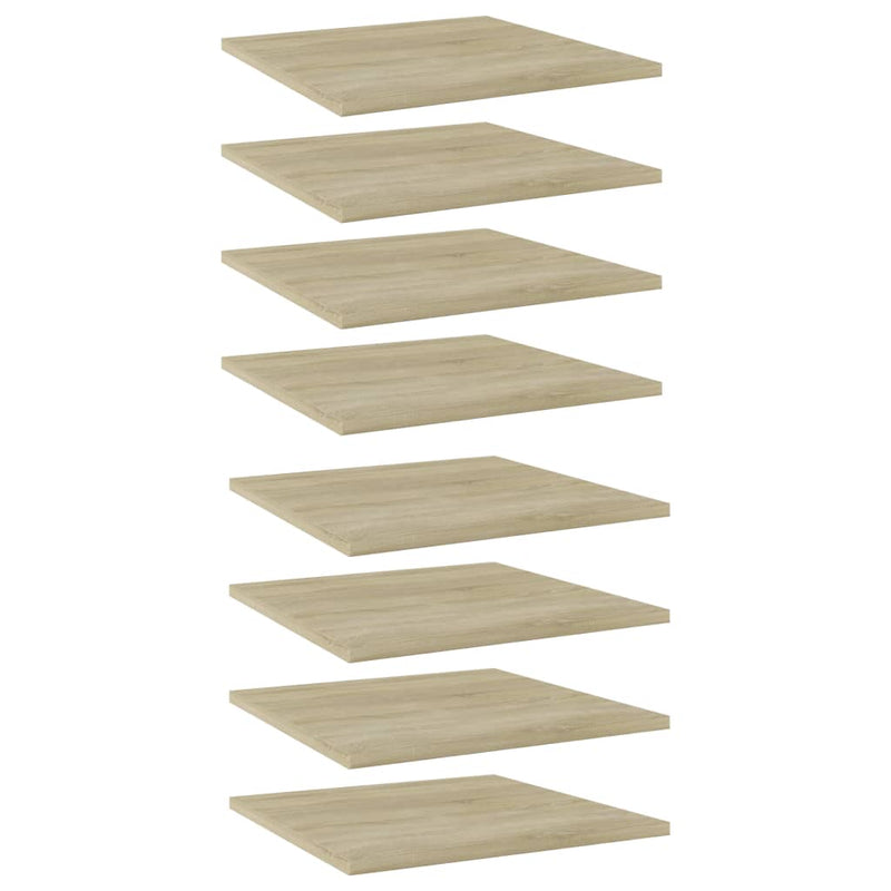 Wandschappen 40X10X1,5 Cm Bewerkt Hout Kleurig Sonoma Eiken