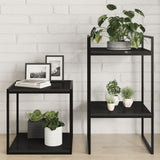 Wandschappen 40X50X1,5 Cm Bewerkt Hout Hoogglans Zwart