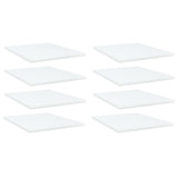 Wandschappen 40X10X1,5 Cm Bewerkt Hout Wit