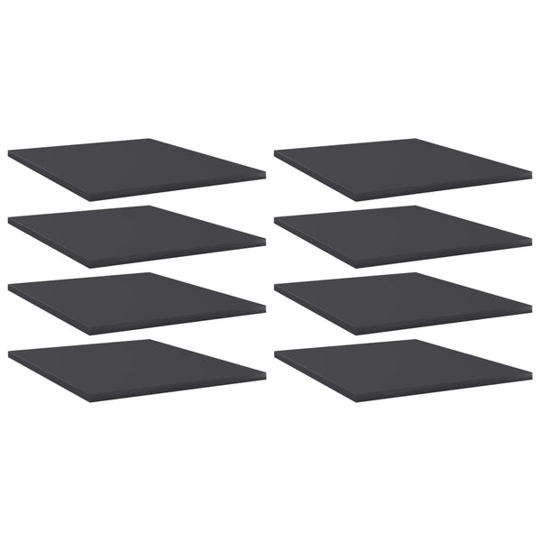 Wandschappen 40X50X1,5 Cm Bewerkt Hout Grijs