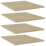 Wandschappen 40X10X1,5 Cm Bewerkt Hout Kleurig Sonoma Eiken
