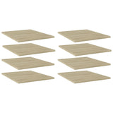Wandschappen 40X10X1,5 Cm Bewerkt Hout Kleurig Sonoma Eiken
