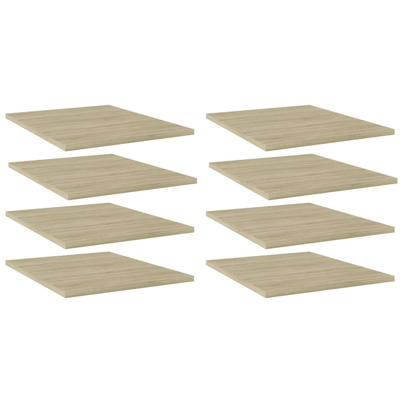 Wandschappen 40X10X1,5 Cm Bewerkt Hout Kleurig Sonoma Eiken