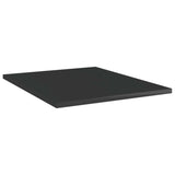 Wandschappen 40X50X1,5 Cm Bewerkt Hout Hoogglans Zwart