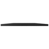 Wandschappen 40X50X1,5 Cm Bewerkt Hout Hoogglans Zwart