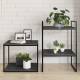 Wandschappen 40X30X1,5 Cm Bewerkt Hout Hoogglans Grijs