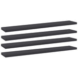 Wandschappen 40X50X1,5 Cm Bewerkt Hout Grijs