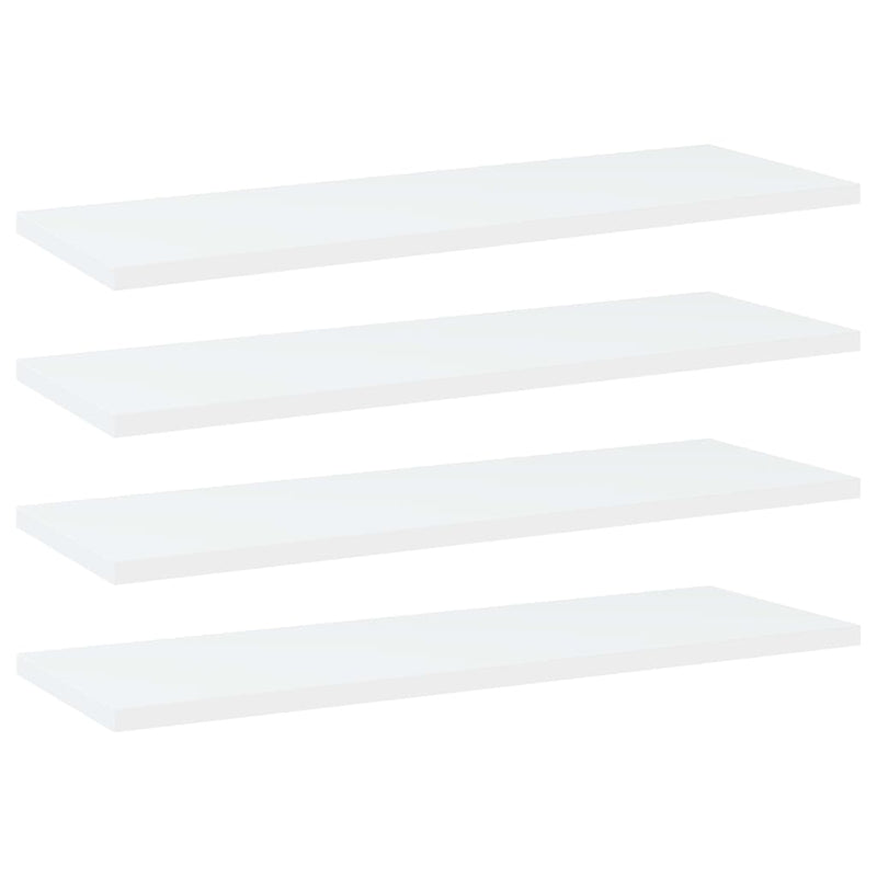 Wandschappen 40X10X1,5 Cm Bewerkt Hout Wit