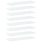 Wandschappen 40X10X1,5 Cm Bewerkt Hout Wit