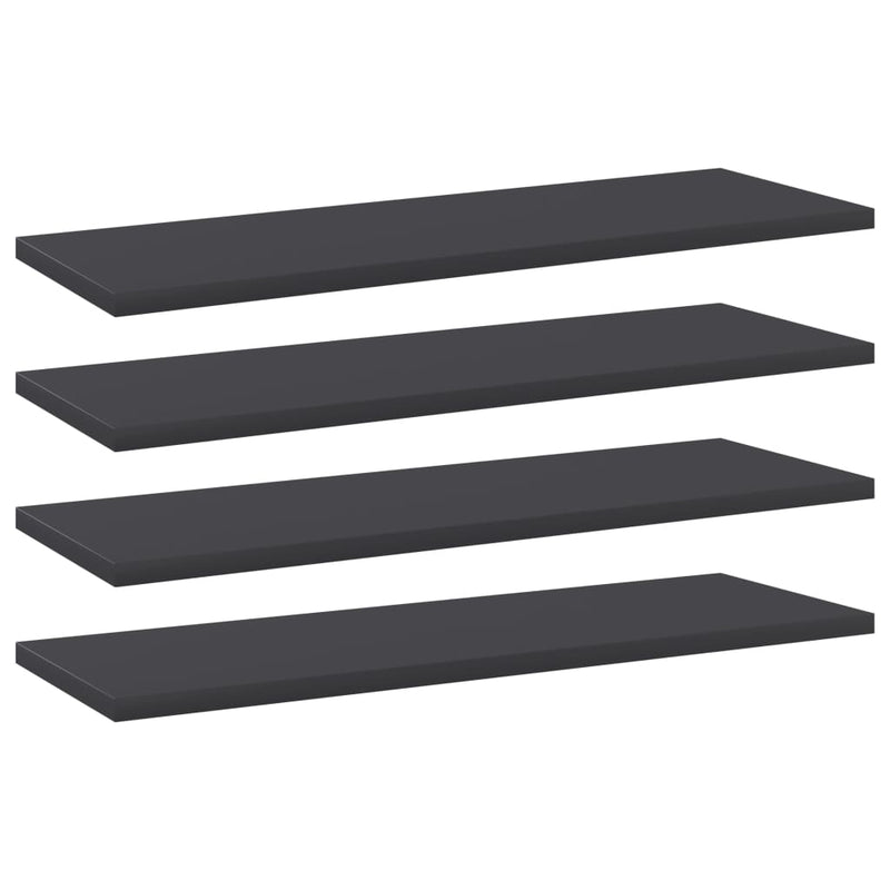 Wandschappen 40X50X1,5 Cm Bewerkt Hout Grijs