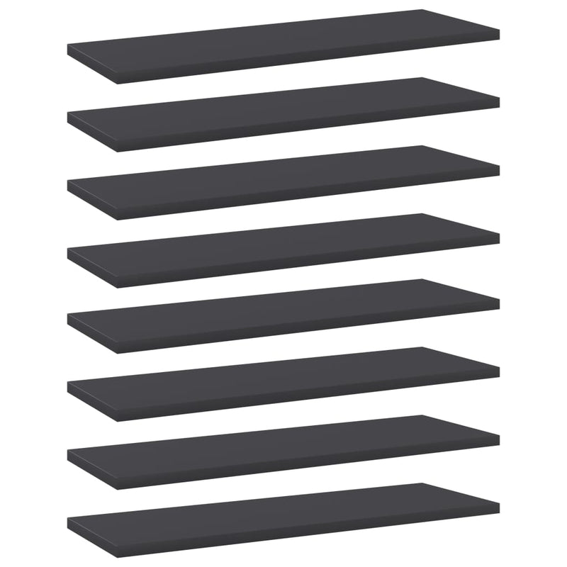 Wandschappen 40X50X1,5 Cm Bewerkt Hout Grijs
