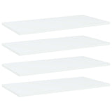 Wandschappen 40X10X1,5 Cm Bewerkt Hout Wit