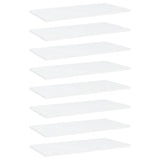 Wandschappen 40X10X1,5 Cm Bewerkt Hout Wit