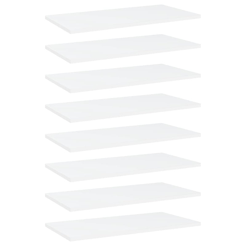 Wandschappen 40X10X1,5 Cm Bewerkt Hout Wit