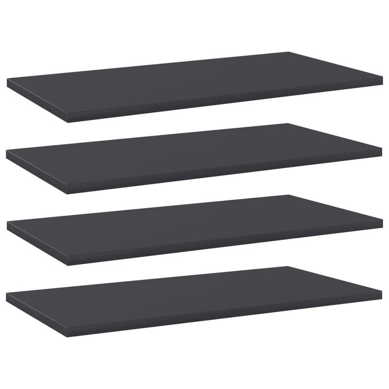 Wandschappen 40X50X1,5 Cm Bewerkt Hout Grijs