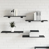 Wandschappen 40X50X1,5 Cm Bewerkt Hout Grijs