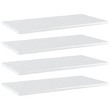 Wandschappen 40X20X1,5 Cm Bewerkt Hout Hoogglans Wit