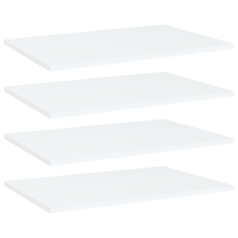 Wandschappen 40X10X1,5 Cm Bewerkt Hout Wit