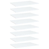 Wandschappen 40X10X1,5 Cm Bewerkt Hout Wit