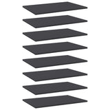 Wandschappen 40X50X1,5 Cm Bewerkt Hout Grijs