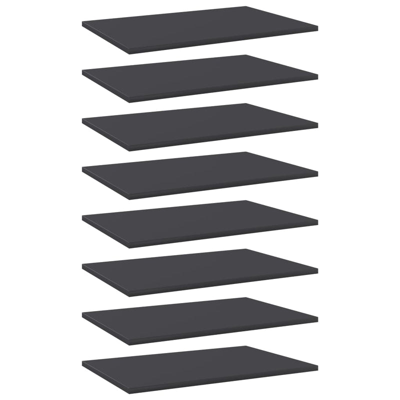 Wandschappen 40X50X1,5 Cm Bewerkt Hout Grijs