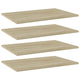 Wandschappen 40X10X1,5 Cm Bewerkt Hout Kleurig Sonoma Eiken