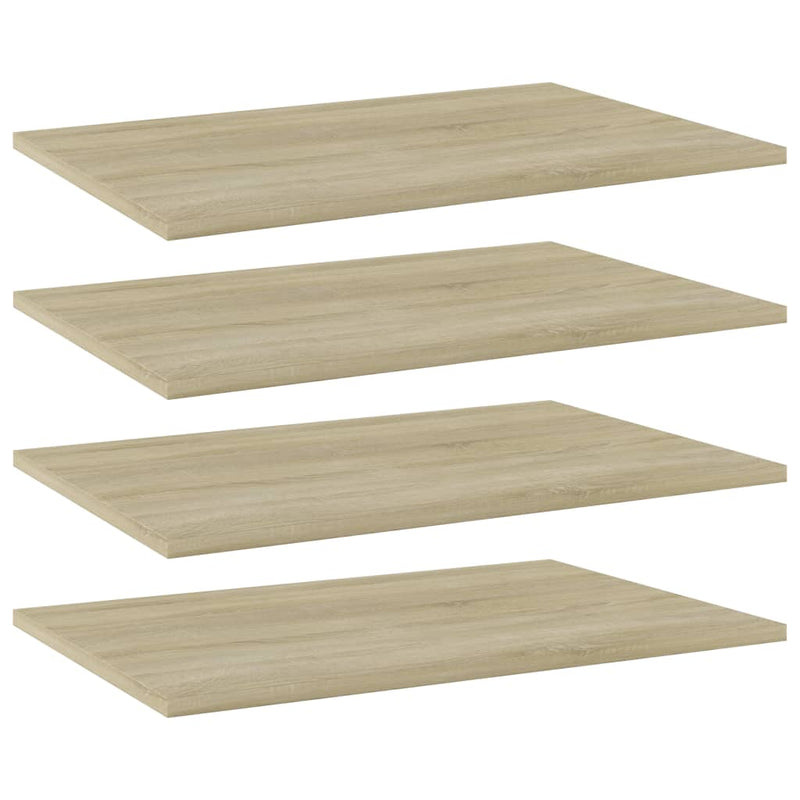 Wandschappen 40X10X1,5 Cm Bewerkt Hout Kleurig Sonoma Eiken