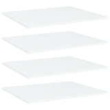 Wandschappen 40X10X1,5 Cm Bewerkt Hout Wit