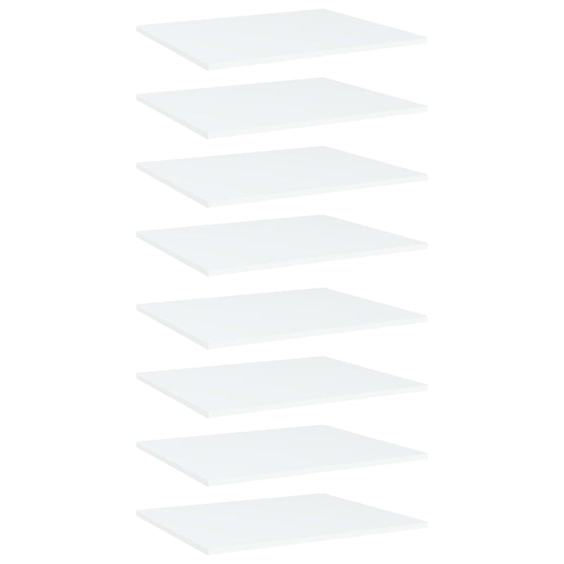 Wandschappen 40X10X1,5 Cm Bewerkt Hout Wit