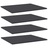 Wandschappen 40X50X1,5 Cm Bewerkt Hout Grijs