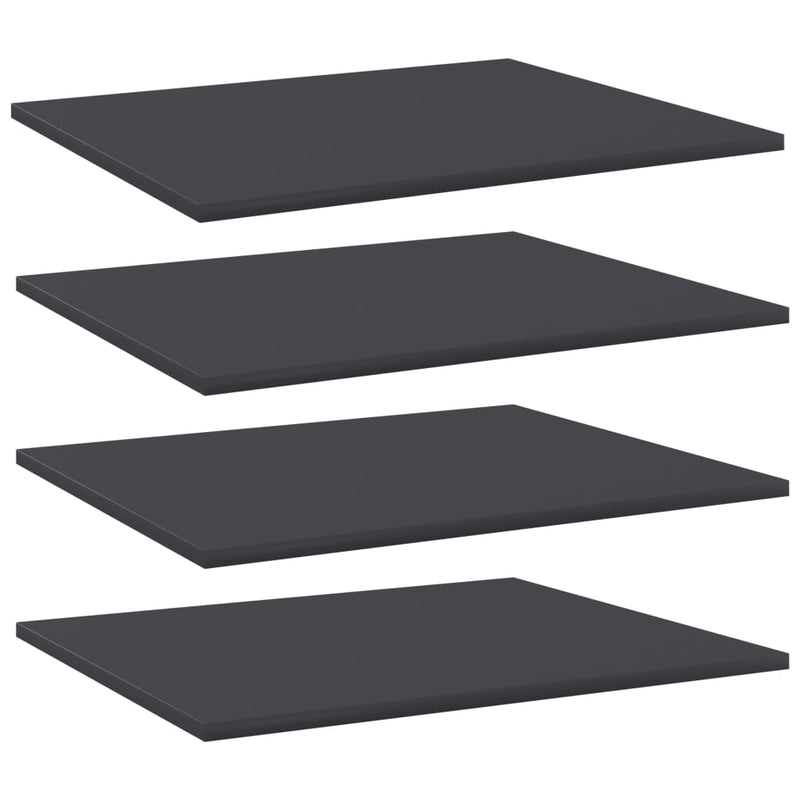 Wandschappen 40X50X1,5 Cm Bewerkt Hout Grijs