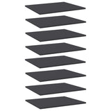 Wandschappen 40X50X1,5 Cm Bewerkt Hout Grijs