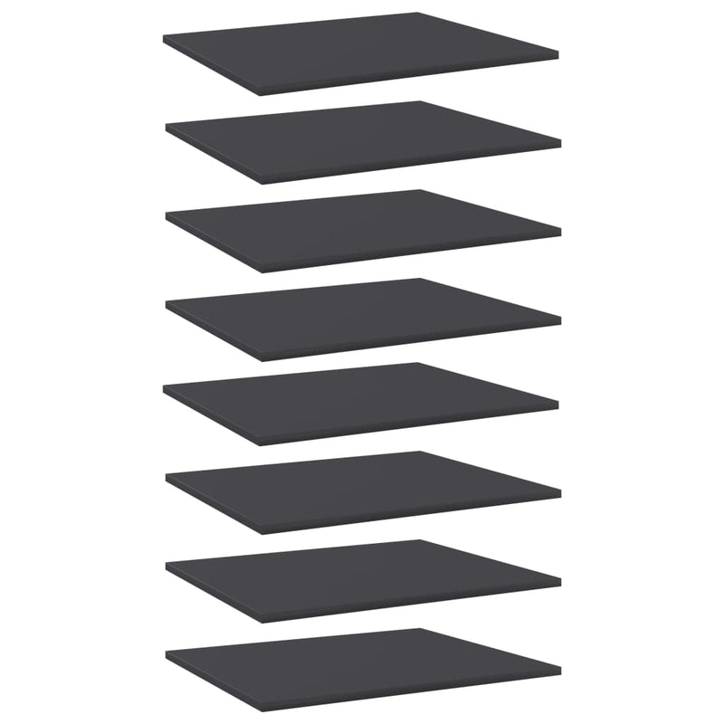 Wandschappen 40X50X1,5 Cm Bewerkt Hout Grijs