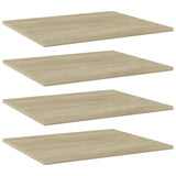 Wandschappen 40X10X1,5 Cm Bewerkt Hout Kleurig Sonoma Eiken