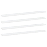 Wandschappen 40X10X1,5 Cm Bewerkt Hout Wit